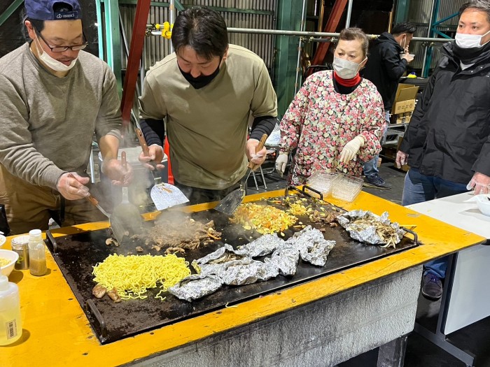 吉和の食材を使った「吉和焼きそば」!
