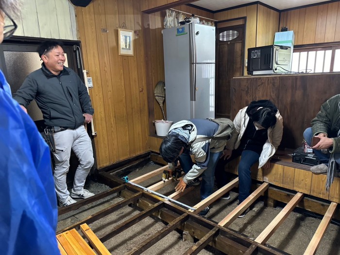 根太の入れ替え