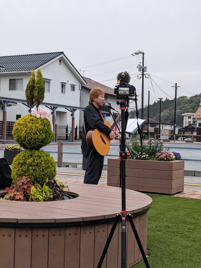 庄原駅に音楽を!