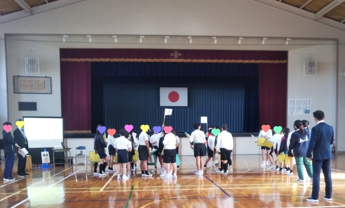 講座前のようす（プライバシー配慮のため画像を一部加工しています）