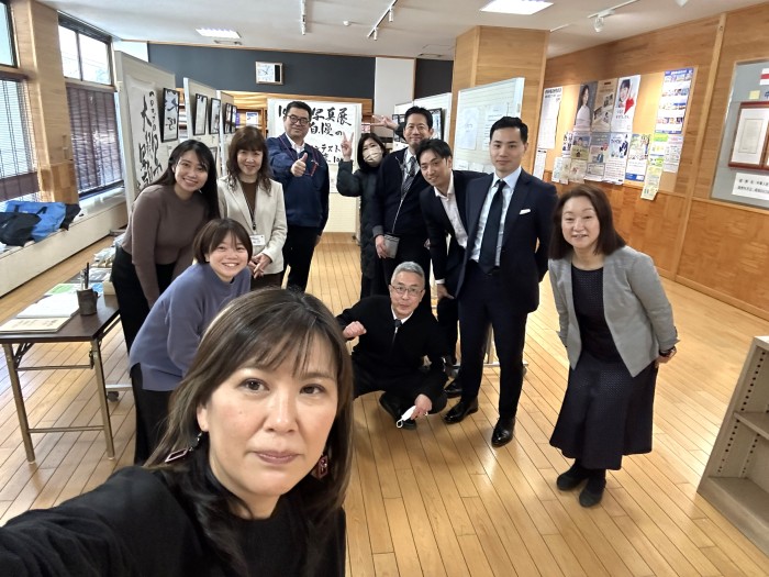 中山間地域振興課の皆さんと！
