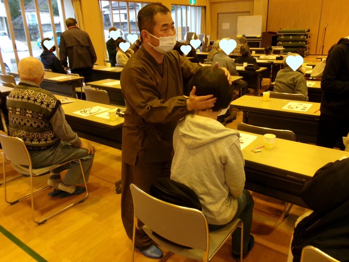 個別にセルフケアの指導もします