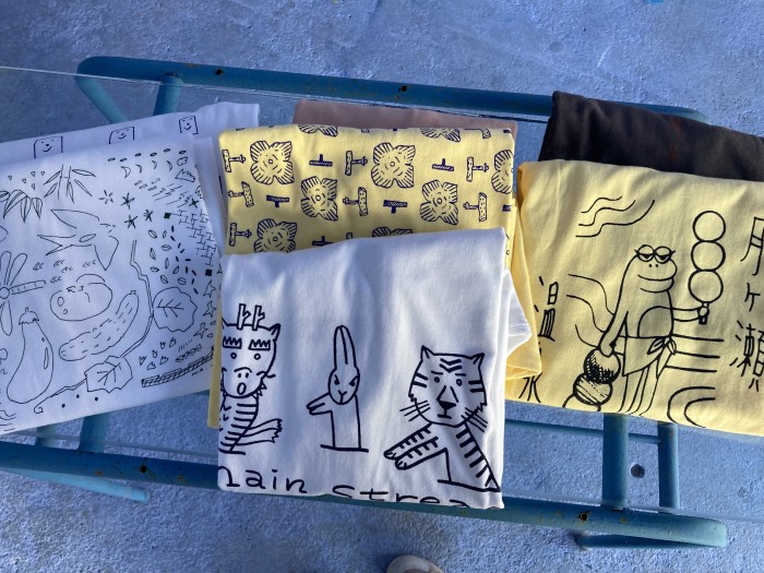 シルクスクリーン印刷のTシャツ販売!!とワークショップ!!