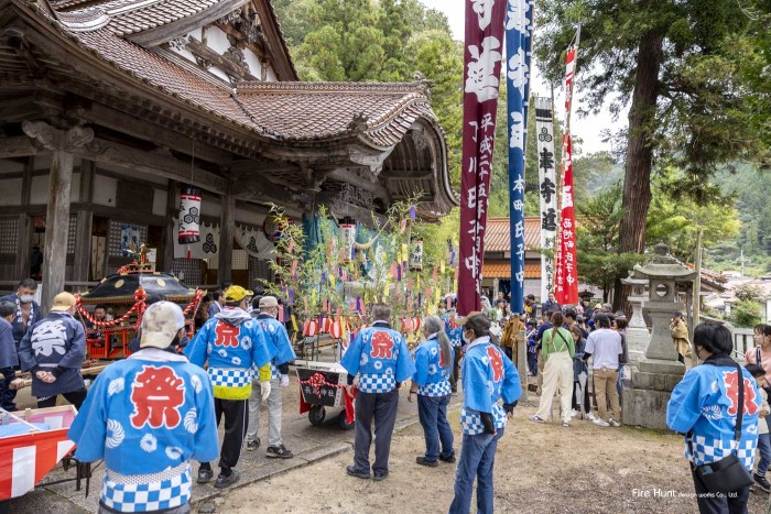 近年、過去にない人々が集まった秋祭り