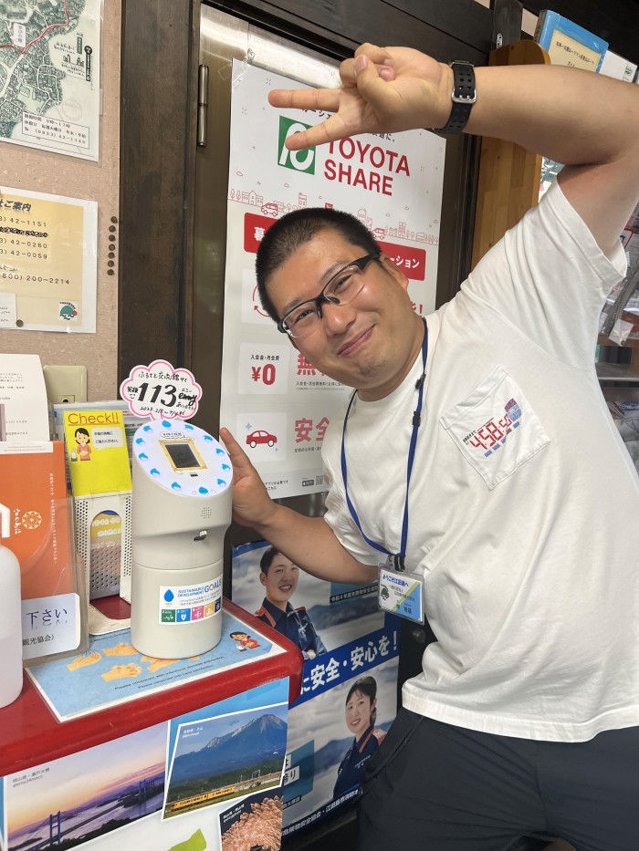 江田島市観光協会の岸さん!
