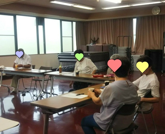 健康講座のひとコマープライバシー配慮のため一部画像を加工しています